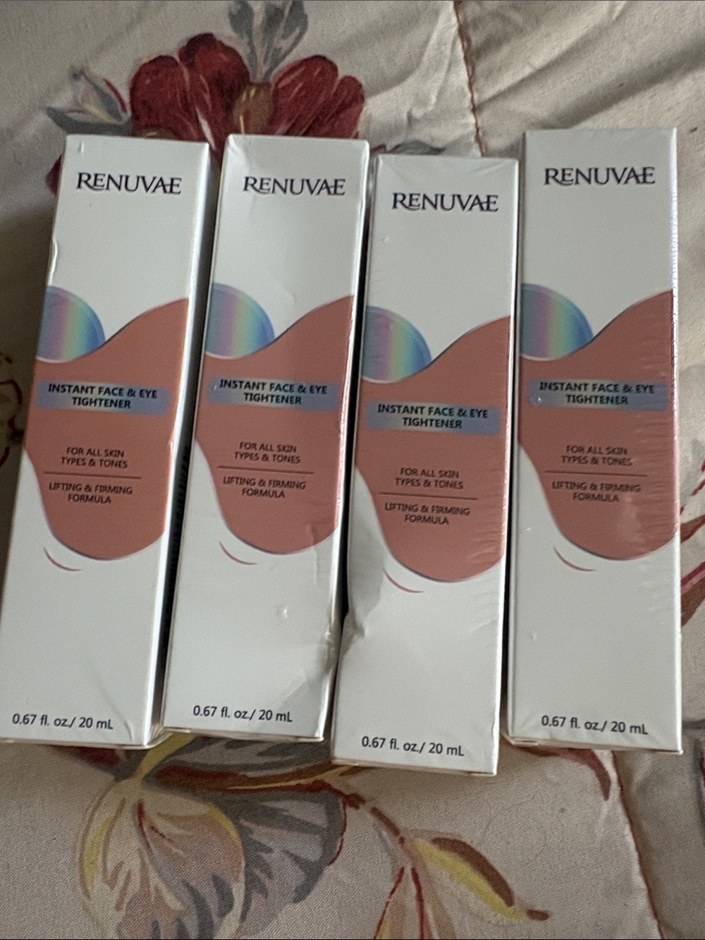 Renuvae Instant Face & Eye Tightener — Rose Beige Packaging
